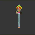 Scepter Ancient Scepter Cane Ancient Scepter Magic Scepter Metal Scepter Classical Scepter Magic Scepter 3d model