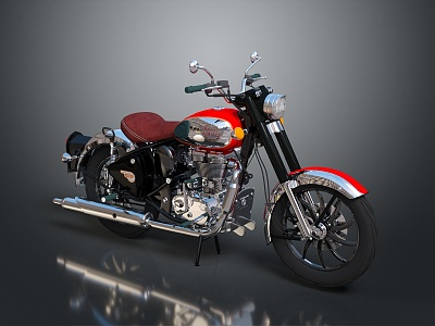 Motorcycle Two Wheels Motocross Motorcycle Road Race Motorcycle 3d model