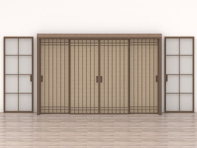 Chinese Style Door Wooden Door Swing Door Bedroom Door Meeting Room Door sliding door paint door single door double door model