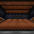 Theater Performing Arts Hall Report Hall 3d model