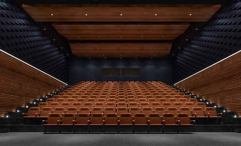 Theater Performing Arts Hall Report Hall 3d model