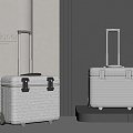 Luggage luggage luggage trolley luggage 3d model