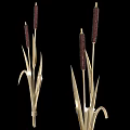 Reed Shaped Gold Wall Sconces With Modern LED Lighting For Indoor Decor
