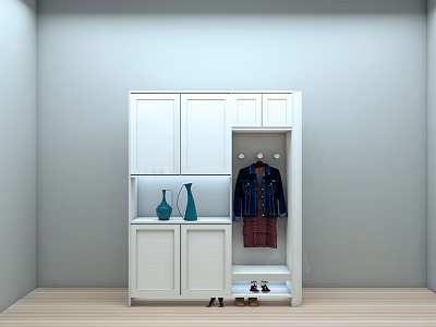 Modern Shoe Cabinet Home Cabinet 3d model Modern Shoe Cabinet Home Cabinet 3d model