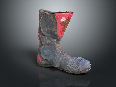 Modern Boots Men's Boots Old Boots Old Leather Boots Old Rain Boots 3d model