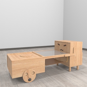 Modern coffee table 3d model