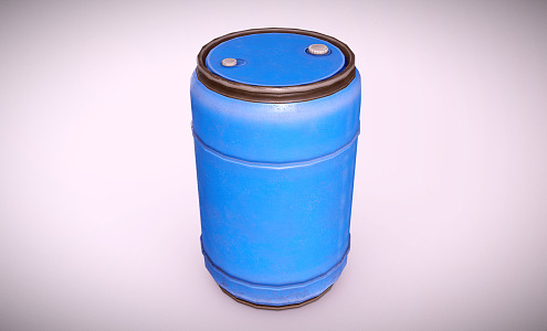 modern bucket plastic bucket water tank 3d model