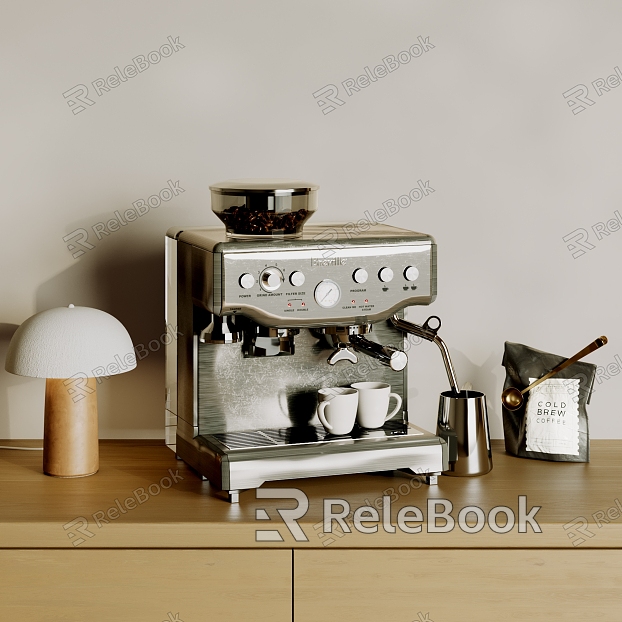 Coffee machine table lamp coffee appliances model