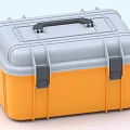 Toolbox Storage Box Airbox Suitcase Tool Box Box Plastic Box Treasure Box Password Box 3d model