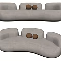 Modern Multiplayer Sofa 3d model