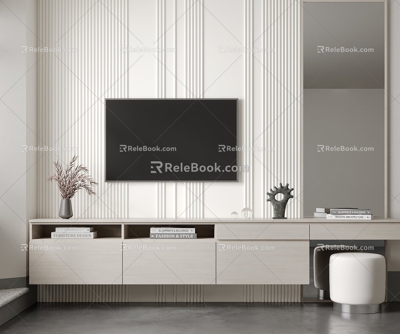 Modern TV Cabinet 3d model