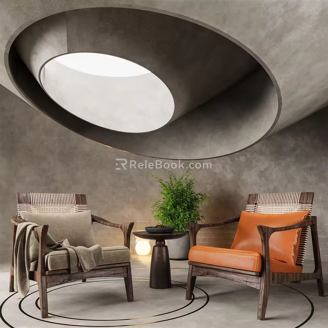 Qui Leisure Sofa Combination Sofa 3d model