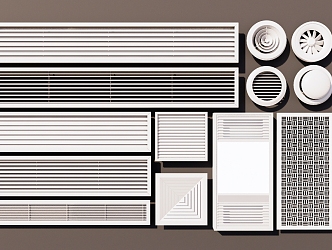 Air conditioning outlet SU model 3d model