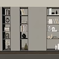 Bookcase Bookshelf Display Cabinet Book Ornaments Multifunctional Decorative Cabinet Combination Bookcase Open Bookcase 3d model