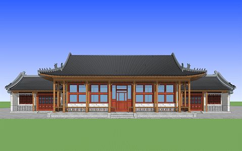 Chinese ancient building 3d model