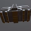 Modern Box Science Fiction Box Crate 3d model