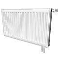 White Steel Central Heating Radiator With Modern Flat Panel Design For Home Heating Systems