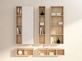 Simple Bookshelf 3d model