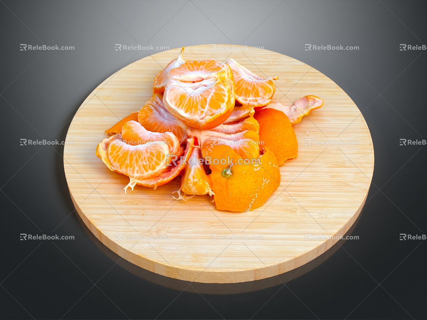 Modern Orange Orange Broad Orange 3d model