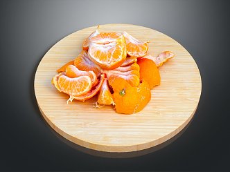 Modern Orange Broad Orange 3d model