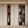 Middle Style Bookcase 3d model