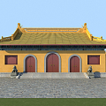 Chinese Temple Ancient Temple 3d model