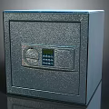 Heavy Duty Secure Metal Safe With Textured Surface And Digital Keypad Lock