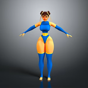 Woman Female Beauty Female Youth Girl Female Character Girl Realistic Woman 3d model