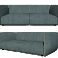 Modern double sofa 3d model
