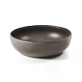 Modern Ceramic Dinnerware Set with Matte Dark Gray Bowl for Kitchen Dining 3d model