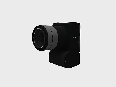 modern camera sony slr camera 3d model