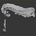 Silver Dragon Shaped Fashion Accessories Bracelet And Hairpin With Intricate Design