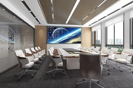 Modern Meeting Room People Meeting Room 3d model
