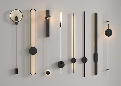 Wall lamp wall head bedside lamp 3d model