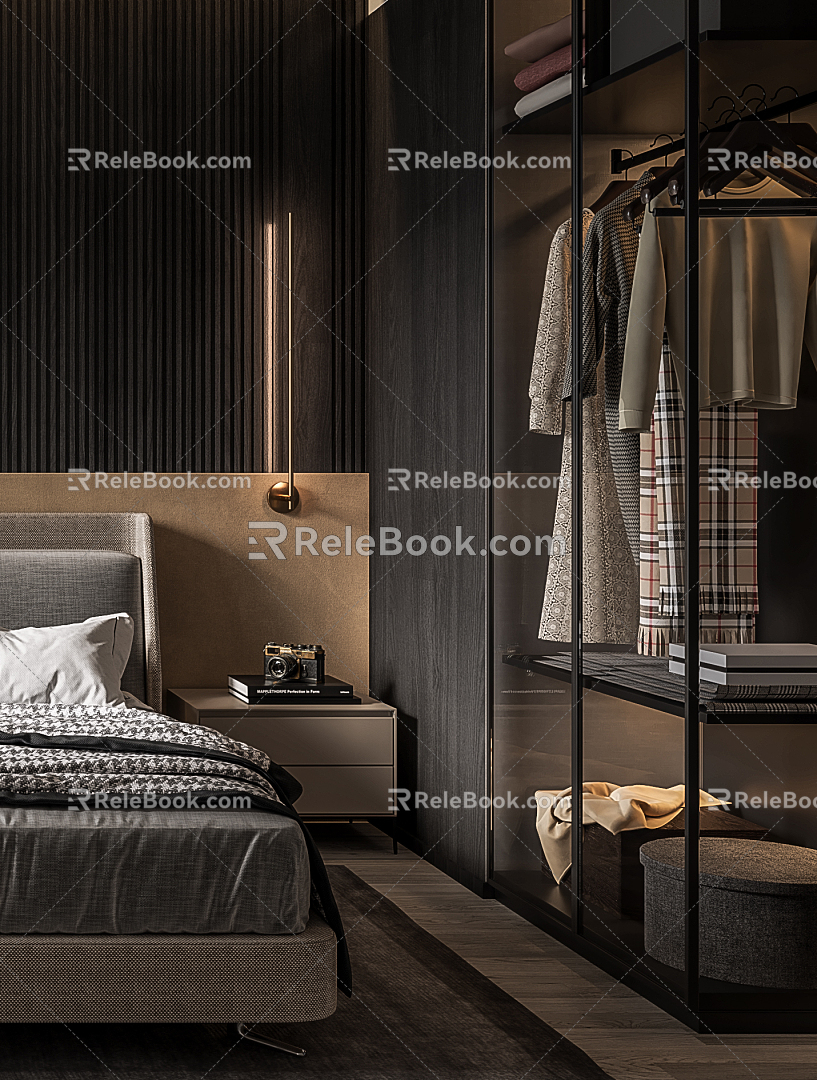 Modern Bedroom 3d model