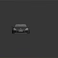 Gray Mercedes Sports Car With Streamlined Body Large Wheels And 3D Rendering