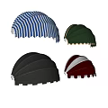 Stylish Outdoor Canopies Featuring Blue White Green Dark Gray And Brown Striped Styles