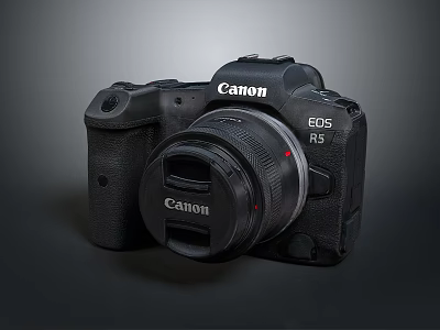 Canon EOS R5 Computer Laptop With Professional Design And Features 3d model