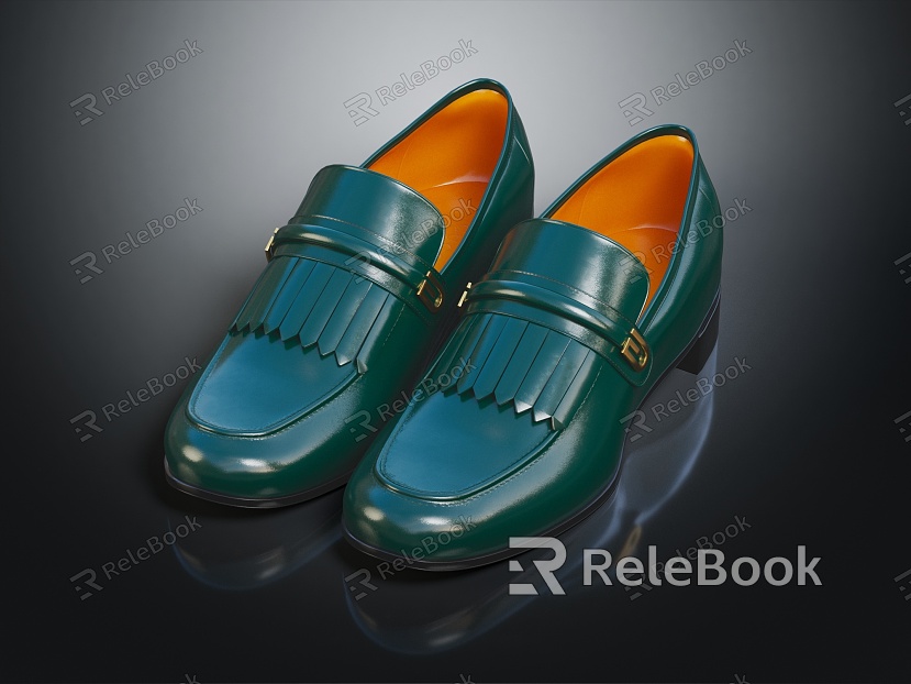 Women's Leather Shoes Modern Leather Shoes model