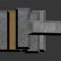 Silver Gold Gray Metal Ingot Bars Stacked Together As Industrial Equipment Materials