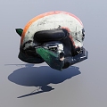 Robot helmet 3d model