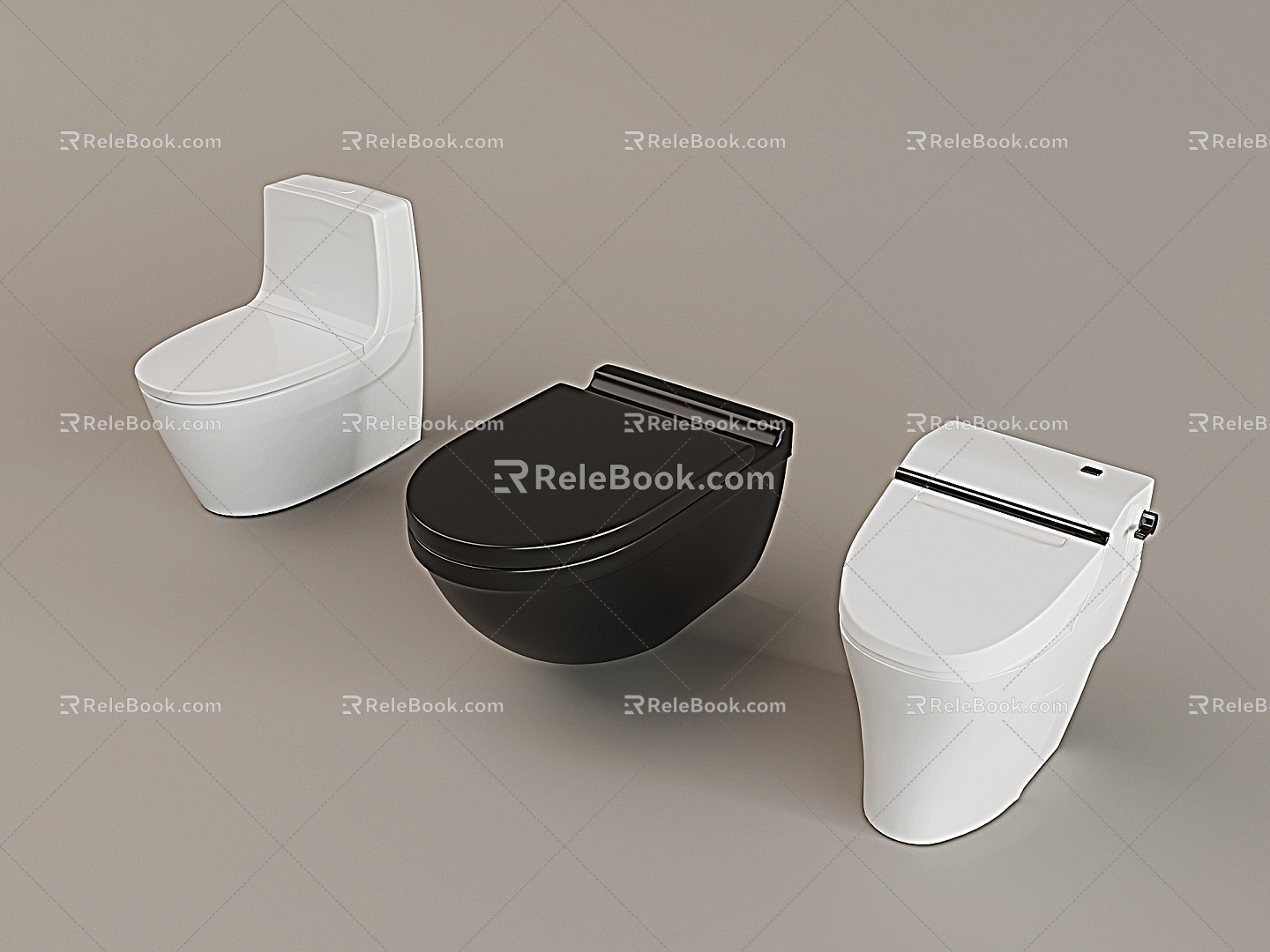 Smart Toilet Toilet 3d model