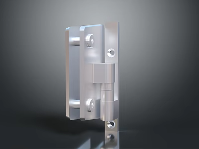 Stainless Steel Hinge Hardware Tool With Durable Construction For Furniture Doors 3d model