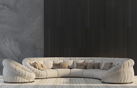 Modern Combination Sofa 3d model