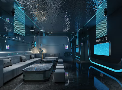 KTV rooms 3d model