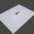 Futuristic Red Flying Car Design With Jet Propulsion And Hovering Exterior