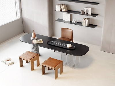 modern tea table and chair model