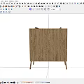 Natural Oak Wood Entryway Console Cabinet With Modern Simple Design And Functional Storage