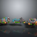 Science Fiction Firearms Next Generation Firearms Science Fiction Game Gun Game Firearms Game Gun Concept Gun Laser Gun 3d model