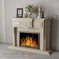 French Fireplace 3d model